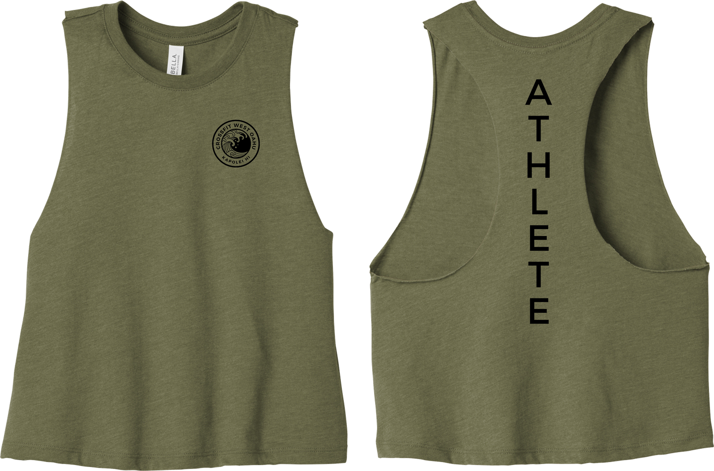 CrossFit West Oahu Athlete - Crop Tank