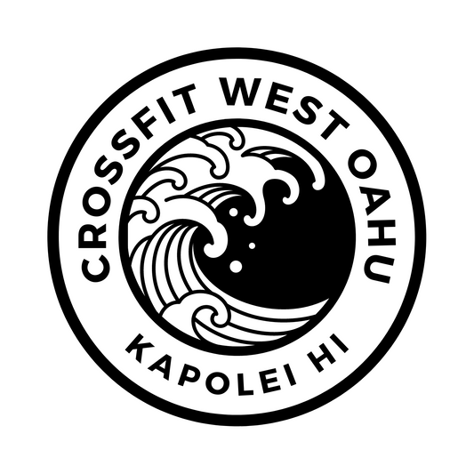CFWO black & white circle sticker